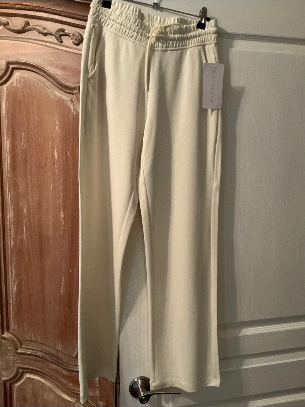 ‼️NWT Athleta Seasoft Straight Pant in Pale Yellow